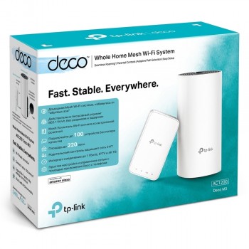 Sistem Wi-Fi Home Mesh TP-LINK, "Deco M3(2-pack)" Sistem Wi-Fi Home Mesh TP-LINK, "Deco M3(2-pack)"