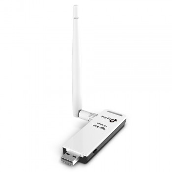 Adaptor USB fără fir cu câștig ridicat 2.0 N LAN TP-LINK "TL-WN722N"