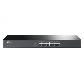Коммутатор с 16 портами 10/100Mbps Switch TP-LINK "TL-SF1016", 1U 19" Rack Mount