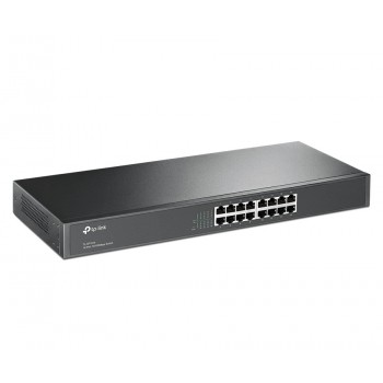Коммутатор с 16 портами 10/100Mbps Switch TP-LINK "TL-SF1016", 1U 19" Rack Mount