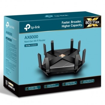 Router Wi-Fi 6 Dual Band TP-LINK, "Archer AX6000" Router Wi-Fi 6 Dual Band TP-LINK, "Archer AX6000"