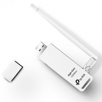 Adaptor USB fără fir cu câștig ridicat 2.0 N LAN TP-LINK "TL-WN722N"