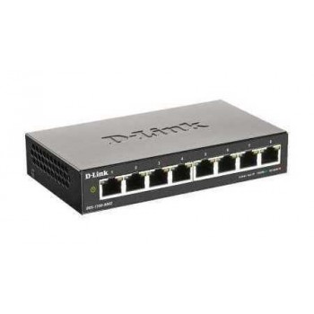 Коммутатор с 8 портами 10/100/1000 Base-T SMART, D-Link DGS-1100-08V2/A1A Коммутатор с 8 портами 10/100/1000 Base-T SMART, D-Link DGS-1100-08V2/A1A