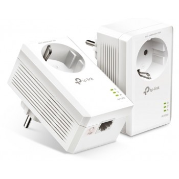 Kit adaptor Powerline gigabit cu priză încorporată TP-Link, TL-PA7017P KIT, AV1000 Kit adaptor Powerline gigabit cu priză încorporată TP-Link, TL-PA7017P KIT, AV1000