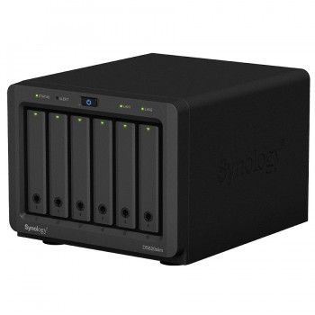 Сетевой накопитель SYNOLOGY "DS620slim", 6-bay 2.5", Intel Celeron 2-core 2-2.5GHz