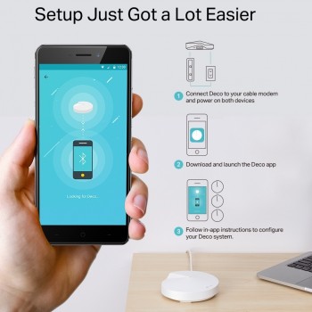 Sistem Wi-Fi Home Mesh TP-LINK, "Deco M5(3-pack)" Sistem Wi-Fi Home Mesh TP-LINK, "Deco M5(3-pack)"