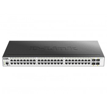 Коммутатор с 48 портами 10/100/1000BASE-T, 4x1000Base-X SFP D-Link DGS-3000-52L/B1A