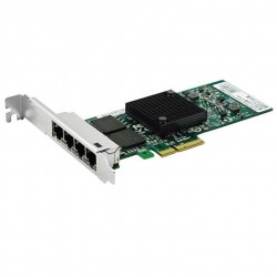 Adaptor server PCI-e Intel I350AM4, Quad Copper Port 1Gbps