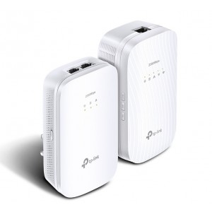 Kit adaptor Powerline gigabit cu priză încorporată Wi-Fi AC TP-Link, TL-WPA9610 KIT, AV2000 Kit adaptor Powerline gigabit cu priză încorporată Wi-Fi AC TP-Link, TL-WPA9610 KIT, AV2000