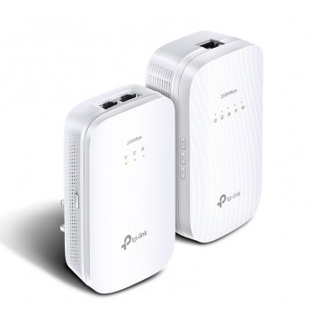 Kit adaptor Powerline gigabit cu priză încorporată Wi-Fi AC TP-Link, TL-WPA9610 KIT, AV2000 Kit adaptor Powerline gigabit cu priză încorporată Wi-Fi AC TP-Link, TL-WPA9610 KIT, AV2000