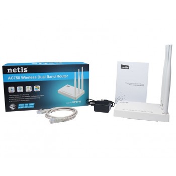 Роутер Netis WF2710, IEEE 802.11ac/n/a 5GHz Роутер Netis WF2710, IEEE 802.11ac/n/a 5GHz