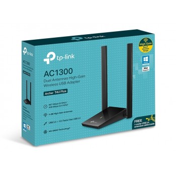 Adaptor USB fără fir cu bandă duală cu câștig ridicat 3.0 High Gain AC Dual Band LAN TP-LINK "Archer T4U Plus"