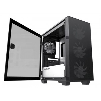 Компьютерный корпус GAMEMAX Aero Mini, w/o PSU, 4x120mm ARGB, Front Mesh Компьютерный корпус GAMEMAX Aero Mini, w/o PSU, 4x120mm ARGB, Front Mesh