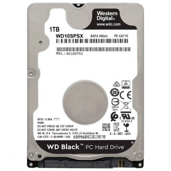 Жесткий диск 2.5" HDD 1.0TB Western Digital "Black (WD10SPSX)"