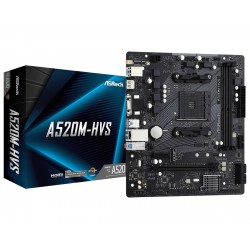Placa de baza AM4 ASRock A520M-HVS Placa de baza AM4 ASRock A520M-HVS