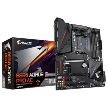 Материнская плата AM4 Gigabyte B550 AORUS PRO AC