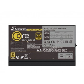 Sursa de alimentare pentru computere Seasonic CORE GX Sursa de alimentare pentru computere Seasonic CORE GX