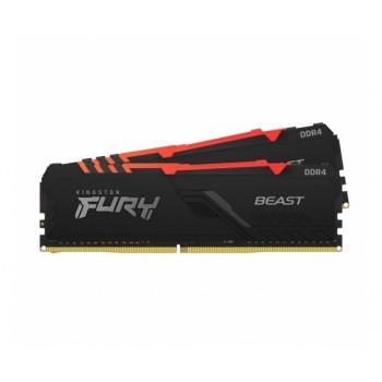 Оперативная память 16GB DDR4-2666MHz Kingston FURY Beast RGB