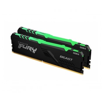 Оперативная память 16GB DDR4-2666MHz Kingston FURY Beast RGB