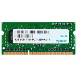 Оперативная память 4GB DDR3 1600MHz SODIMM 204pin Apacer PC12800