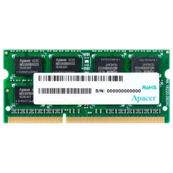 Memoria operativă 8GB DDR3 1600MHz SODIMM 204pin Apacer PC12800 Memoria operativă 8GB DDR3 1600MHz SODIMM 204pin Apacer PC12800