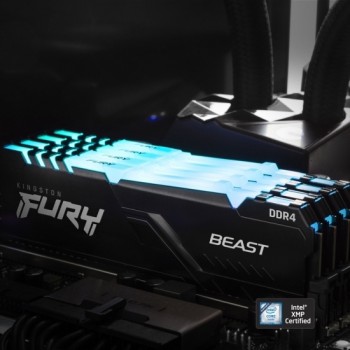 Memoria operativă 16GB DDR4-3733MHz Kingston FURY Beast RGB
