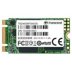 Накопители .M.2 SATA SSD 240GB Transcend "TS240GMTS420S"