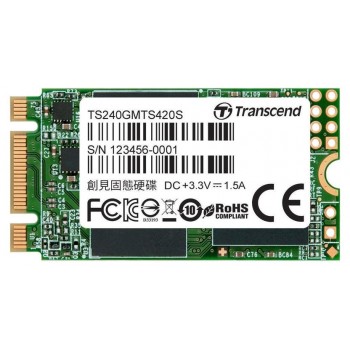 Накопители .M.2 SATA SSD 240GB Transcend "TS240GMTS420S"