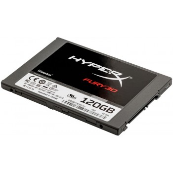 Накопители 2.5" SATA SSD 120GB Kingston HyperX Fury 3D "KC-S44120-6F"