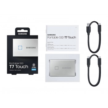 SSD portabil extern Samsung Portable SSD T7 Touch, 500 GB