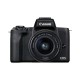 Зеркальный фотоаппарат Canon EOS M50 Mark II + EF-M 15-45 IS + EF-M 55-200 IS Зеркальный фотоаппарат Canon EOS M50 Mark II + EF-M 15-45 IS + EF-M 55-200 IS