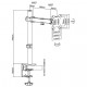 Suport pentru monitor Brateck LDT12-C011