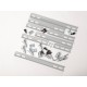 Montare pe tavan Reflecta "Supra" Universal Silver