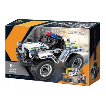 Constructor XTech Pull Back Police Car Constructor XTech Pull Back Police Car