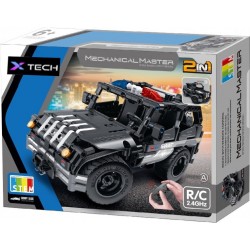 Constructor XTech Bricks: 2in1, Police Car, R/C 4CH