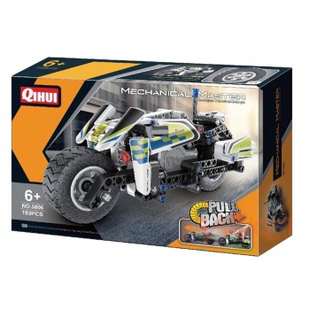 Constructor XTech Pull Back Police Motorbike Constructor XTech Pull Back Police Motorbike