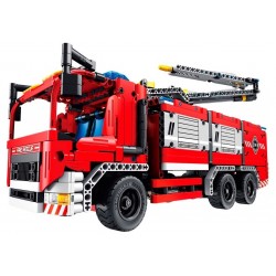 Constructor XTech Fire Truck With Water Spraying