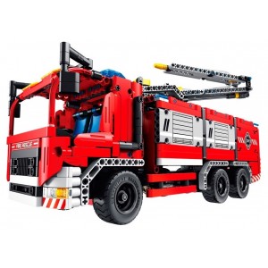 Constructor XTech Fire Truck With Water Spraying Constructor XTech Fire Truck With Water Spraying