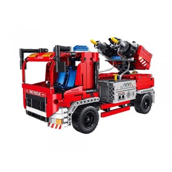 Constructor XTech Mini Fire Truck With Water Spraying Constructor XTech Mini Fire Truck With Water Spraying