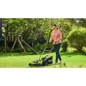 Maşină de tuns iarba Hybrid Ryobi RY18LMH37A-250