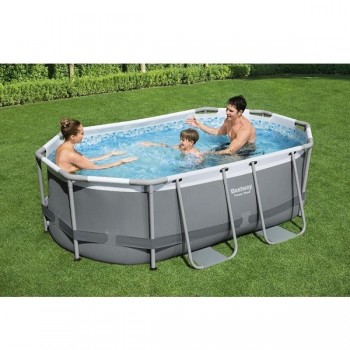Cadru piscina ovala Bestway Power Steel Oval 305x200x84cm