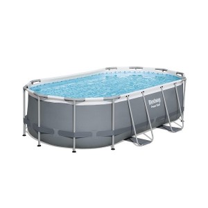Cadru piscina ovala Bestway Power Steel Oval 427x250x100cm