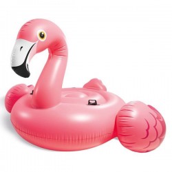 Pluta gonflabila Pink FLAMINGO cu manere Intex 57288