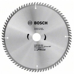 Диск для резки древесины 80Т Bosch