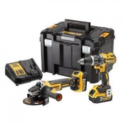 Set intrumente Dewalt DCK2080P2T (DCD796+DCG405)