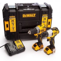Set intrumente Dewalt DCK2110L2T (DCD701+DCF801)