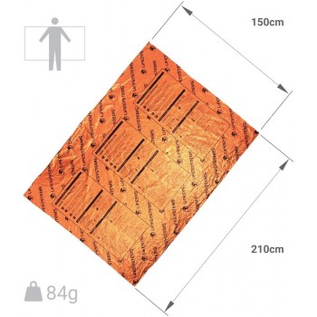 Pătură de urgență care economisește căldura Lyfesystems Heatshield Double Thermal