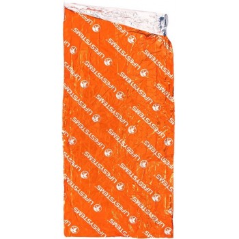 Теплосберегающее экстренное покрывало Lyfesystems Thermal Bag