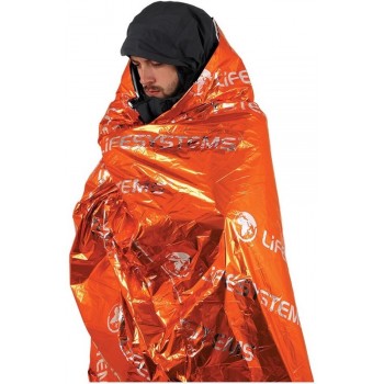 Теплосберегающее экстренное покрывало Lyfesystems Thermal Bag
