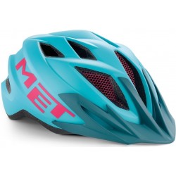 Шлем Met Crackerjack Matt Light Blue Magenta